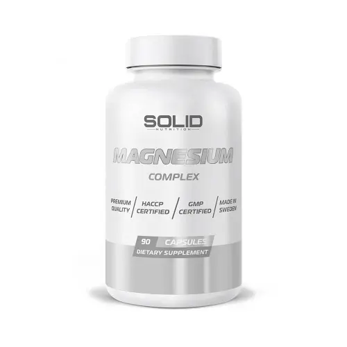 SOLID Nutrition Magnesium Complex, 90 kapslar (9 900 mg magnesium)