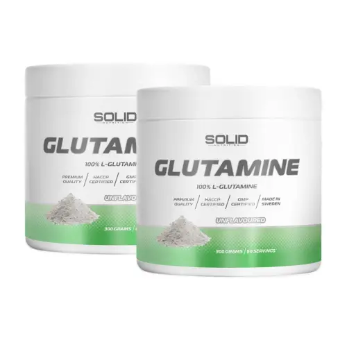 SOLID Nutrition Glutamine, 2 × 300 g