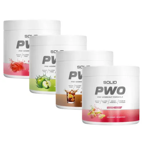 SOLID Nutrition PWO, 4 × 230 g